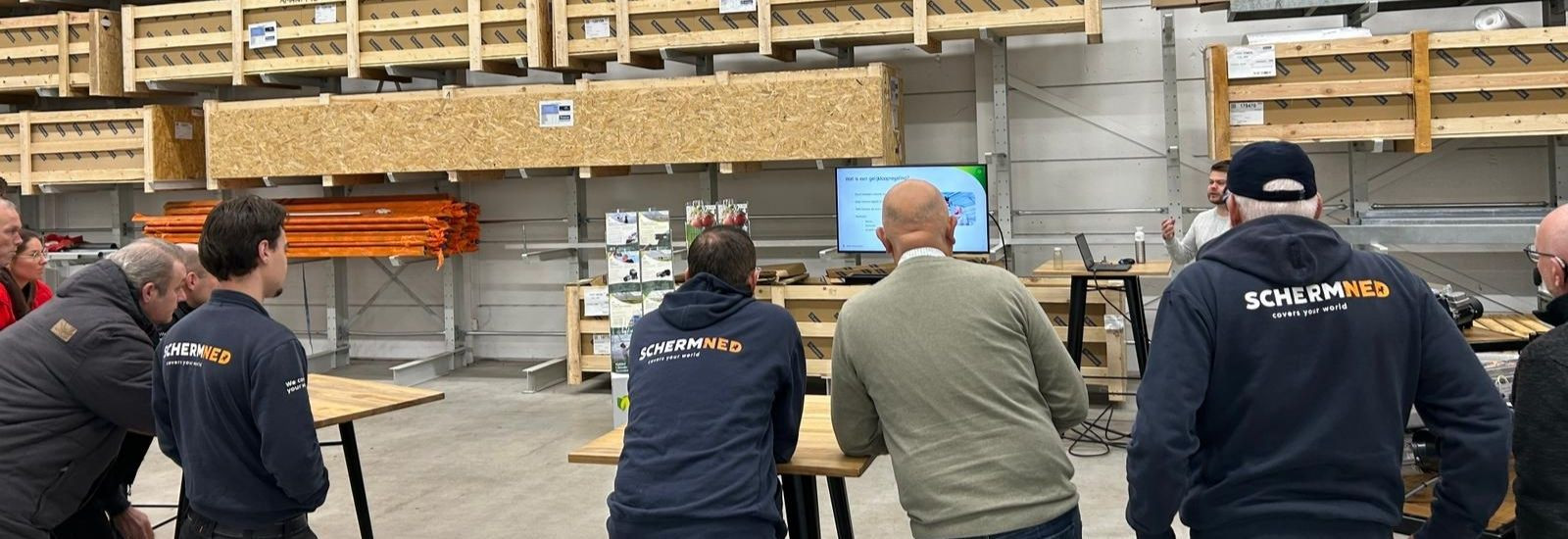 Ridder training at SchermNed: together we keep developing.